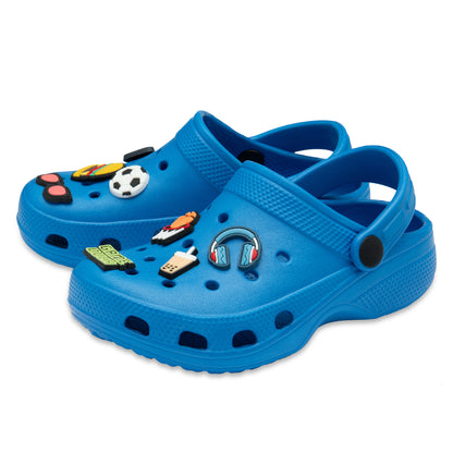 NorthSole Boys Clogs Childrens Sandals with Removable Charms Kids Beach Pool Shoes - My Little Legends