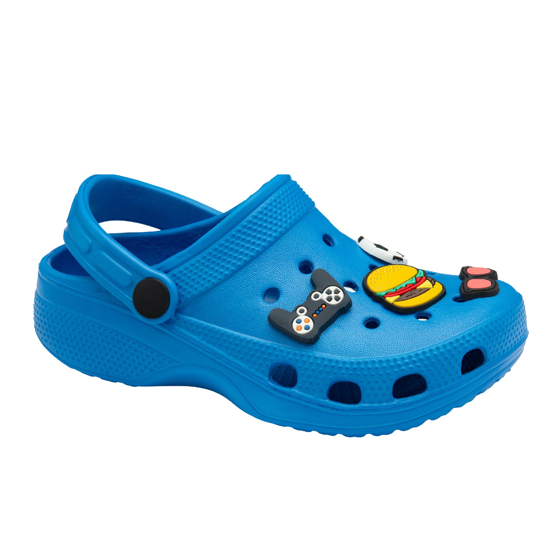 NorthSole Boys Clogs Childrens Sandals with Removable Charms Kids Beach Pool Shoes - My Little Legends