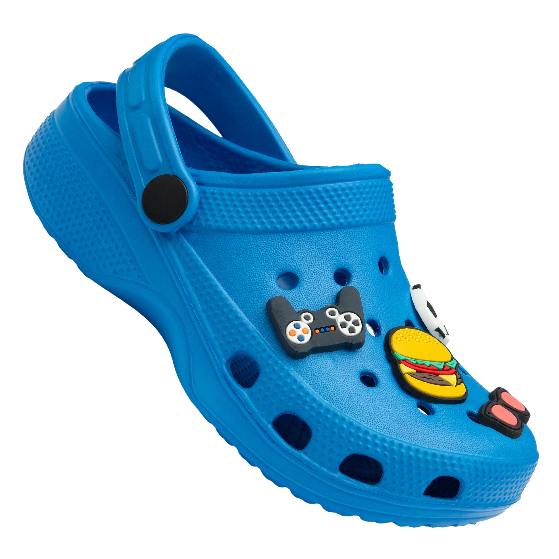 NorthSole Boys Clogs Childrens Sandals with Removable Charms Kids Beach Pool Shoes - My Little Legends