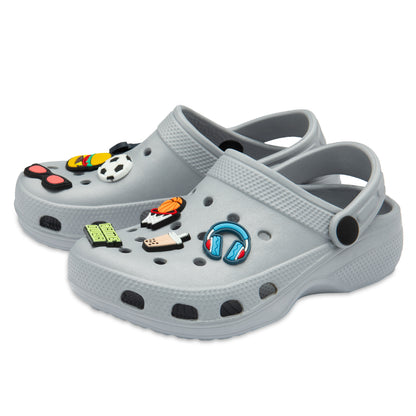 NorthSole Boys Clogs Childrens Sandals with Removable Charms Kids Beach Pool Shoes - My Little Legends