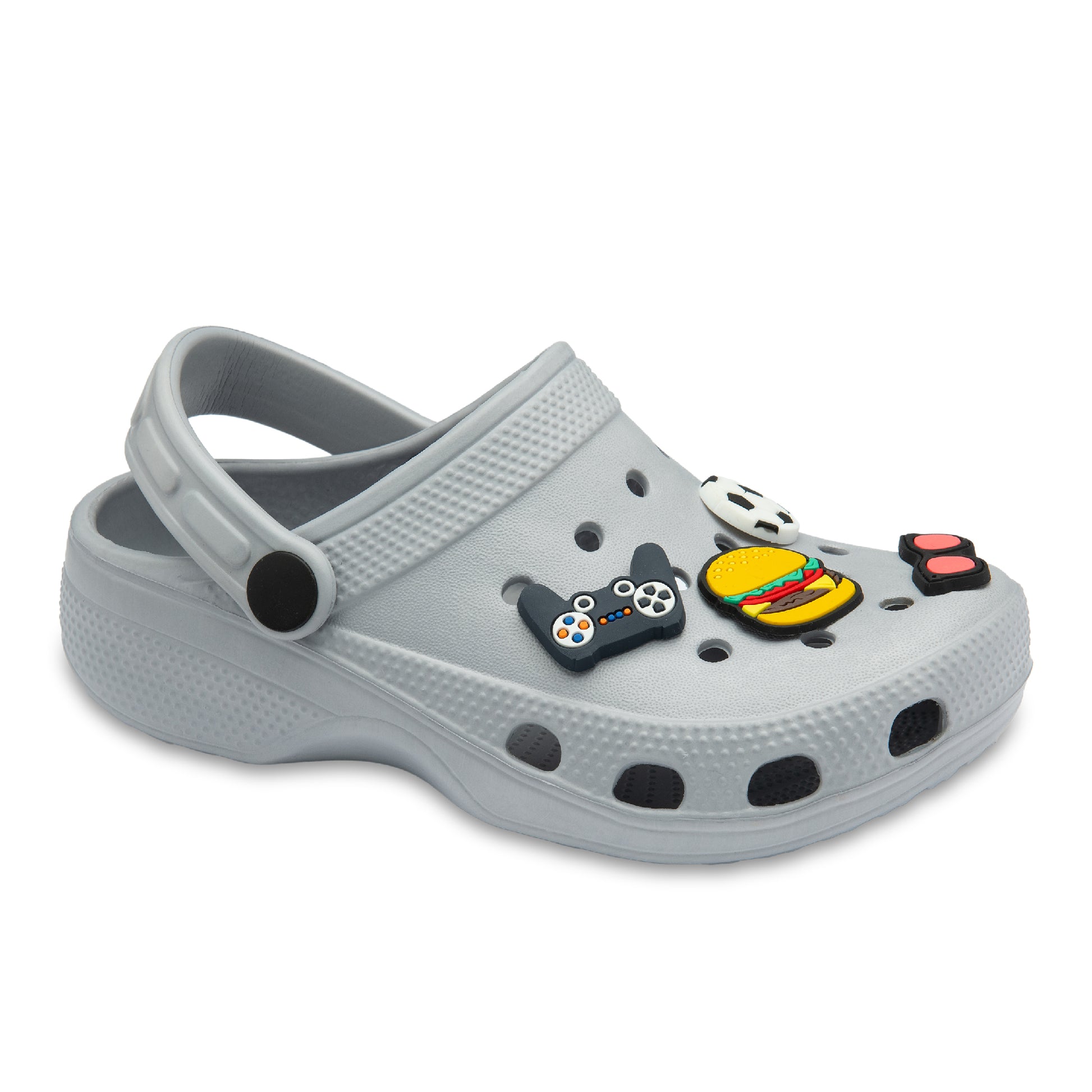 NorthSole Boys Clogs Childrens Sandals with Removable Charms Kids Beach Pool Shoes - My Little Legends