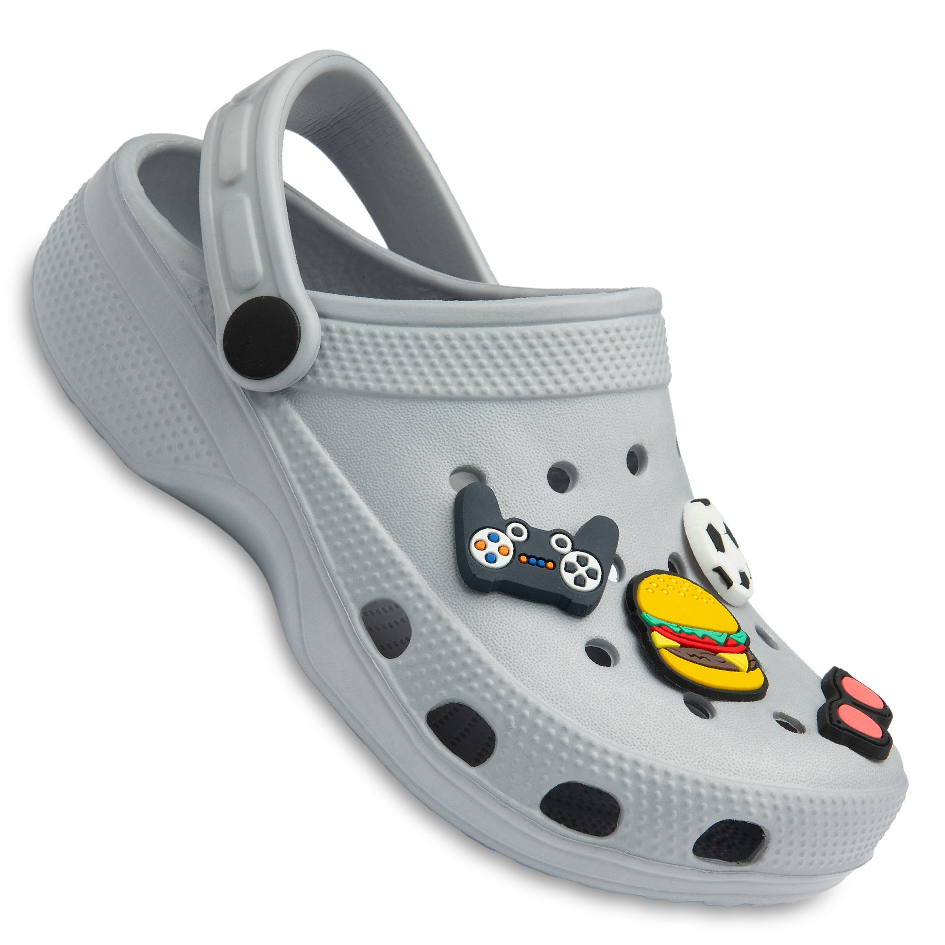 NorthSole Boys Clogs Childrens Sandals with Removable Charms Kids Beach Pool Shoes - My Little Legends