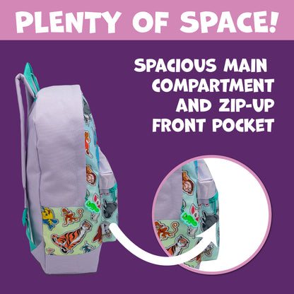 Disney Girls Backpack Kids School Bag Nursery Children’s Rucksack Lunch Book Bag Featuring Sidekick Characters - My Little Legends