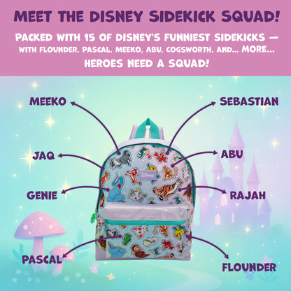 Disney Girls Backpack Kids School Bag Nursery Children’s Rucksack Lunch Book Bag Featuring Sidekick Characters - My Little Legends