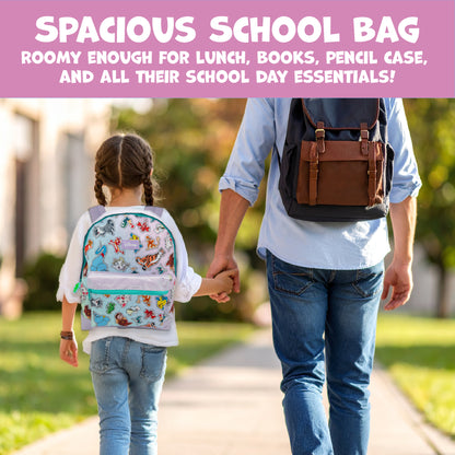 Disney Girls Backpack Kids School Bag Nursery Children’s Rucksack Lunch Book Bag Featuring Sidekick Characters - My Little Legends