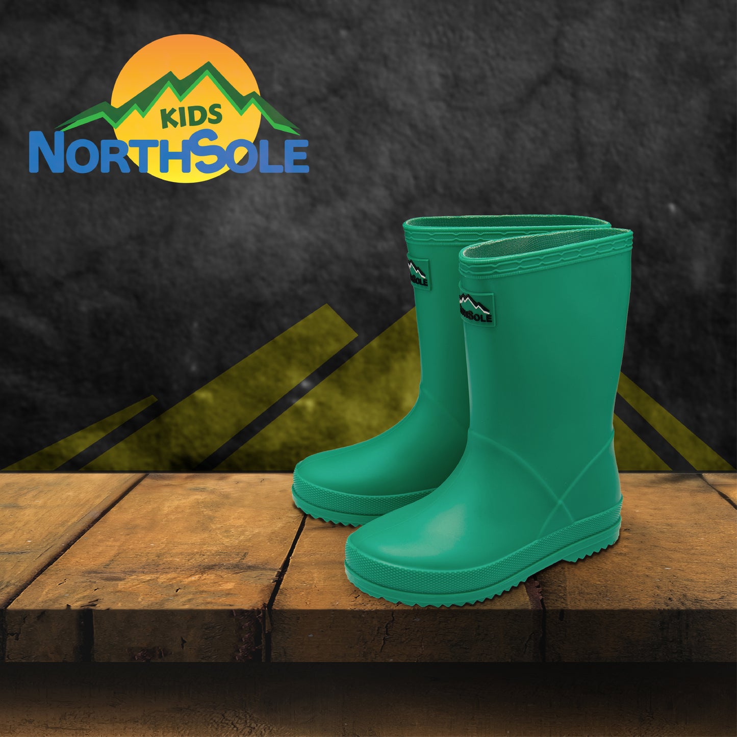 NorthSole Kids Wellies Boys & Girls Wellington Boots Childrens Toddler Welly Sizes 6-2 - My Little Legends