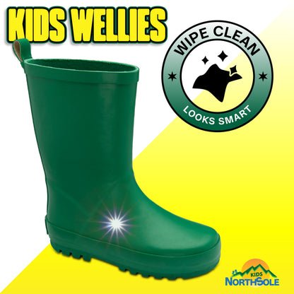 NorthSole Kids Wellies Boys & Girls Rubber Wellington Boots Childrens Welly Sizes 9-2 - My Little Legends