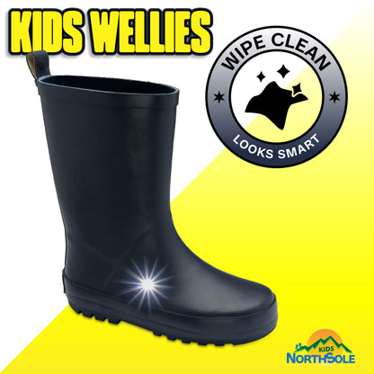 NorthSole Kids Wellies Boys & Girls Rubber Wellington Boots Childrens Welly Sizes 9-2 - My Little Legends