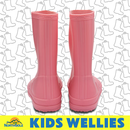 NorthSole Kids Wellies Boys & Girls Wellington Boots Childrens Toddler Welly Sizes 6-2 - My Little Legends
