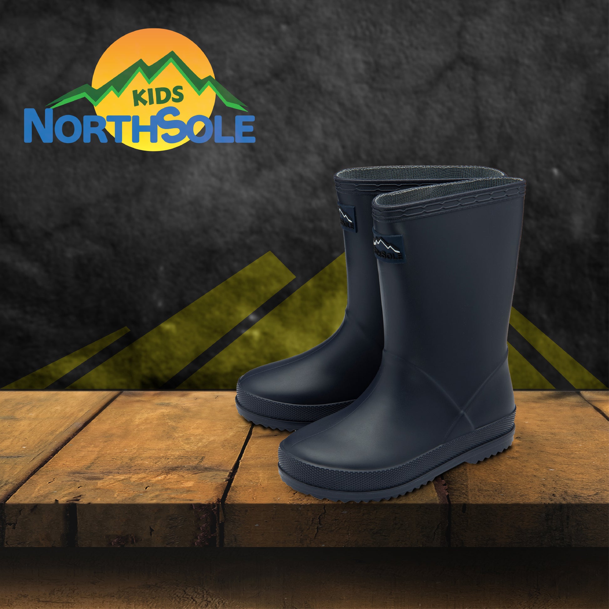 NorthSole Kids Wellies Boys & Girls Wellington Boots Childrens Toddler Welly Sizes 6-2 - My Little Legends