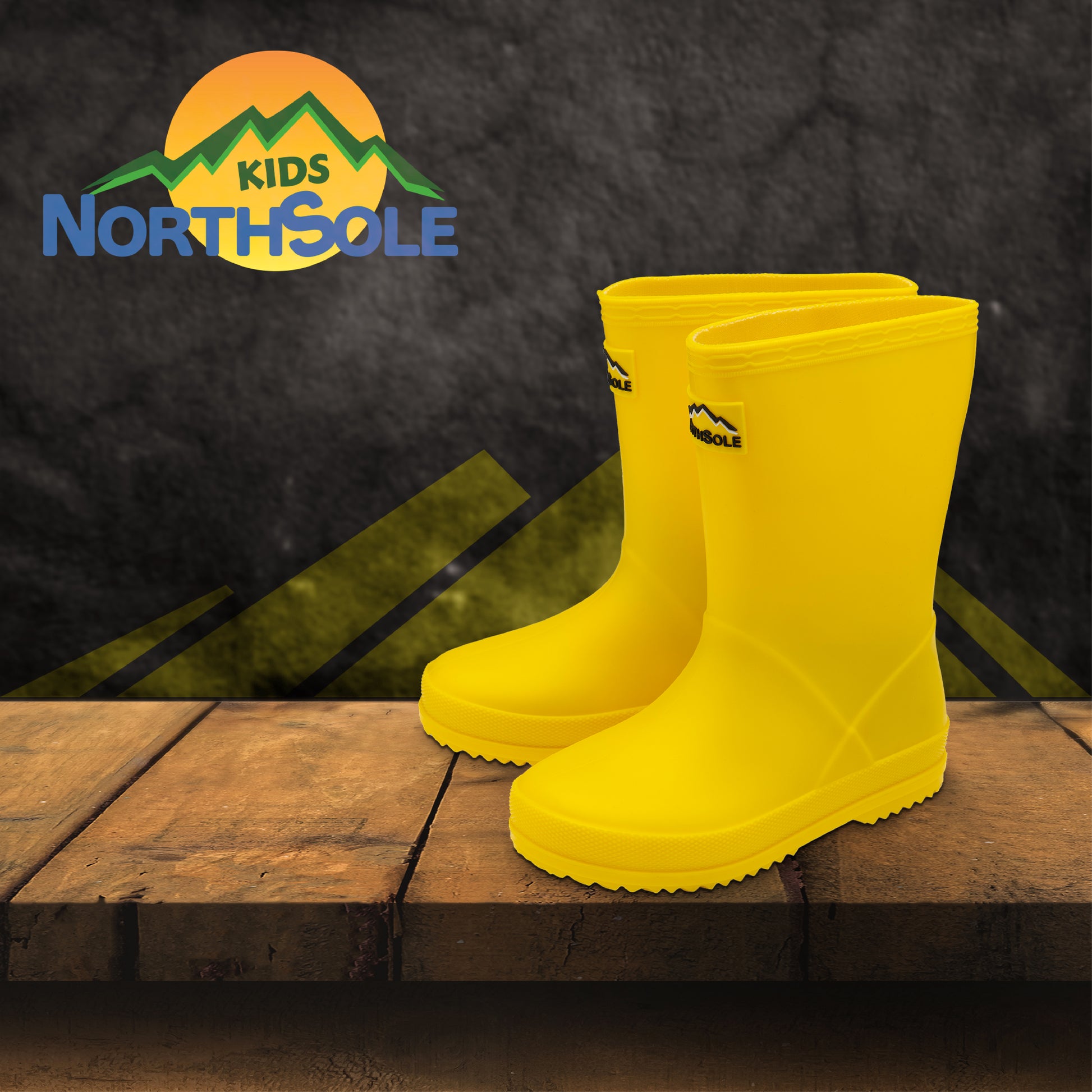 NorthSole Kids Wellies Boys & Girls Wellington Boots Childrens Toddler Welly Sizes 6-2 - My Little Legends