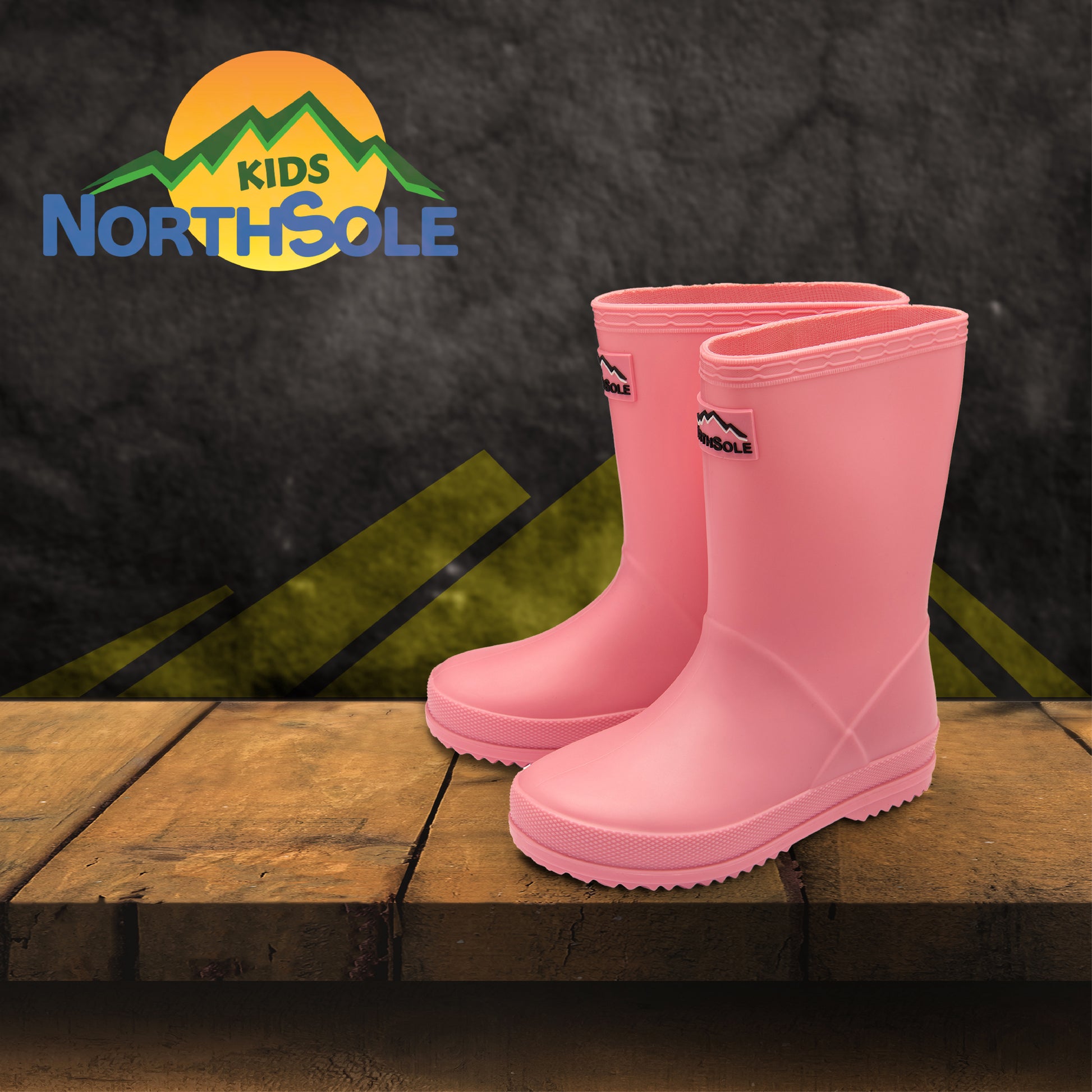 NorthSole Kids Wellies Boys & Girls Wellington Boots Childrens Toddler Welly Sizes 6-2 - My Little Legends