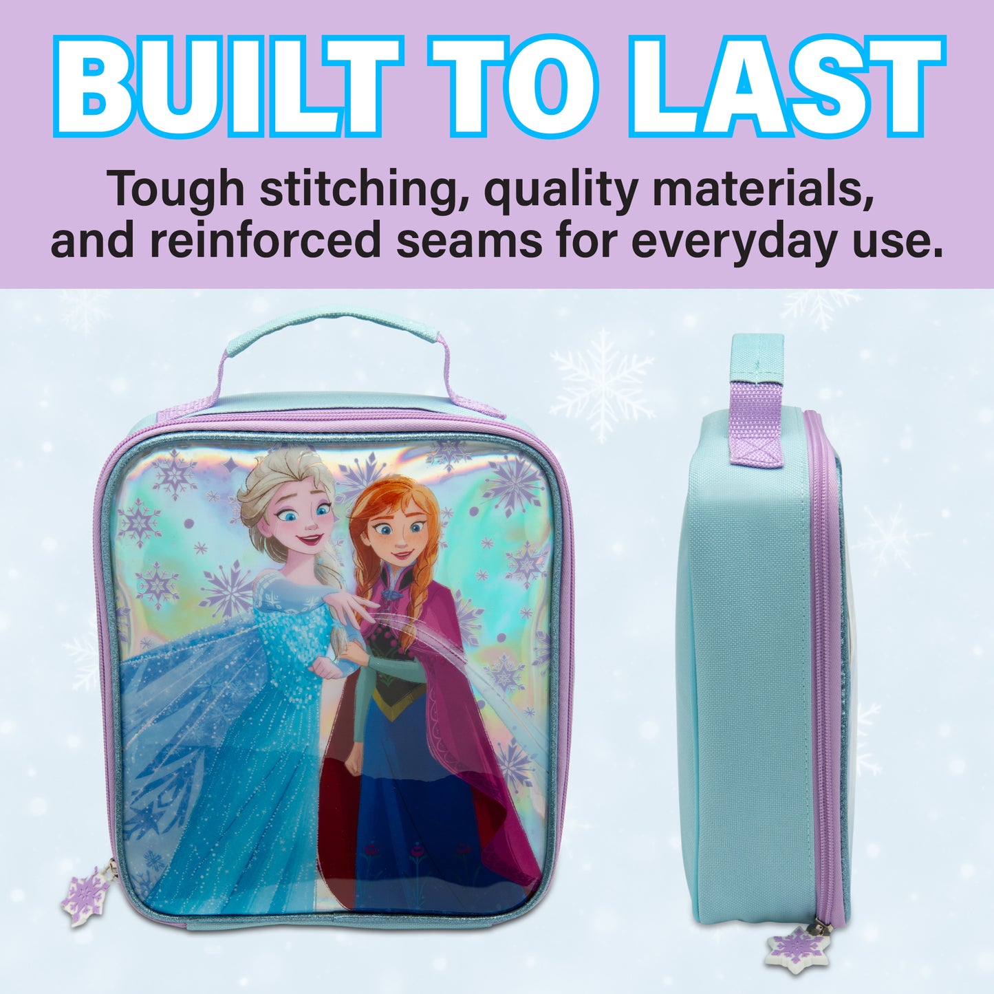 Disney Frozen Kids Lunch Bag Elsa & Anna Girls Childrens Thermal Insulated Nursery School Lunchbag - My Little Legends