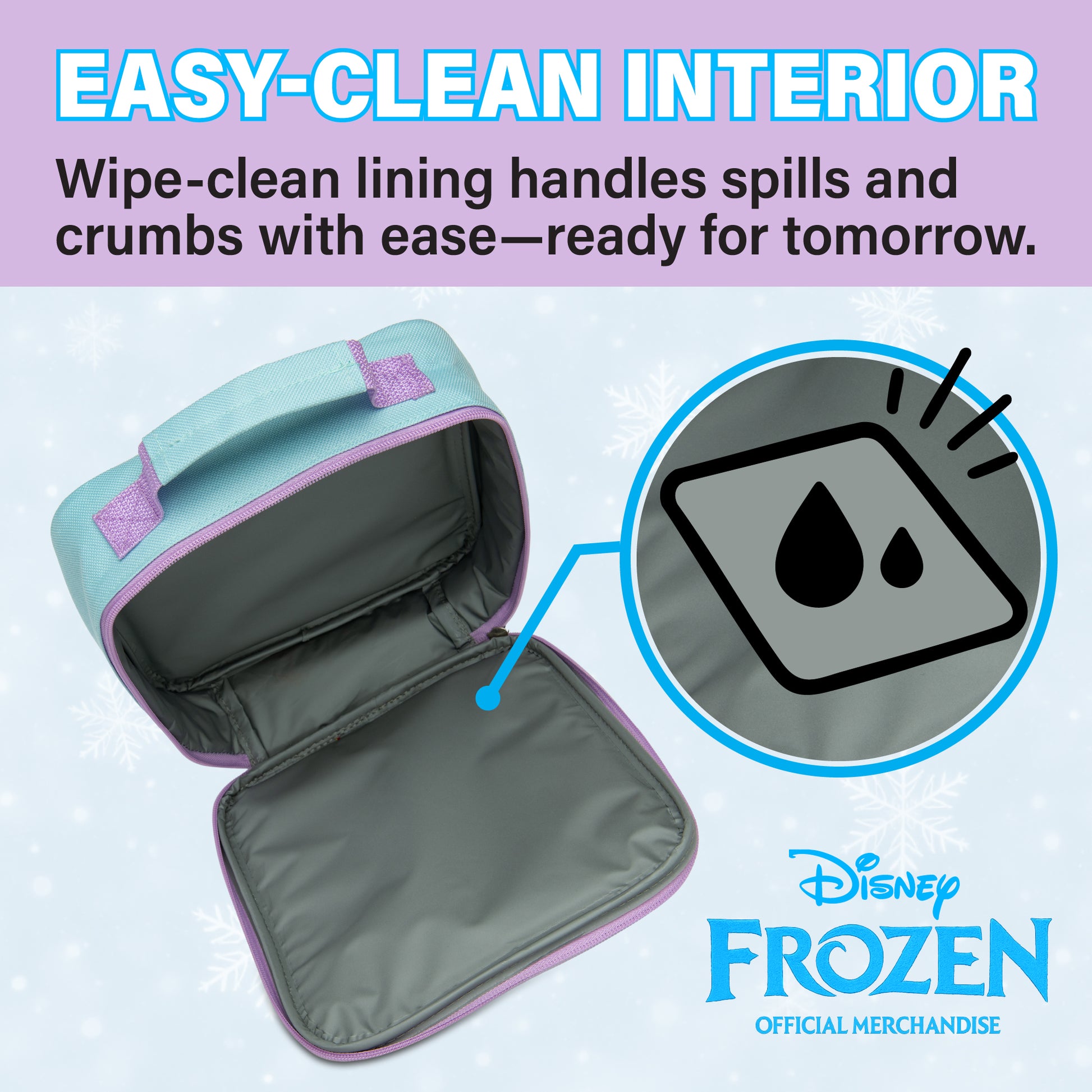 Disney Frozen Kids Lunch Bag Elsa & Anna Girls Childrens Thermal Insulated Nursery School Lunchbag - My Little Legends