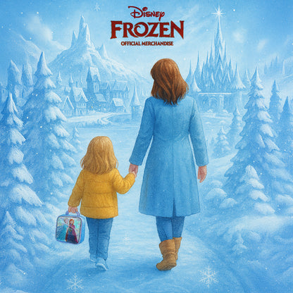 Disney Frozen Kids Lunch Bag Elsa & Anna Girls Childrens Thermal Insulated Nursery School Lunchbag - My Little Legends