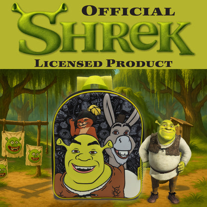 Shrek Kids Backpack 3D Childrens School Bag Boys & Girls Rucksack Donkey & Puss In Boots - My Little Legends