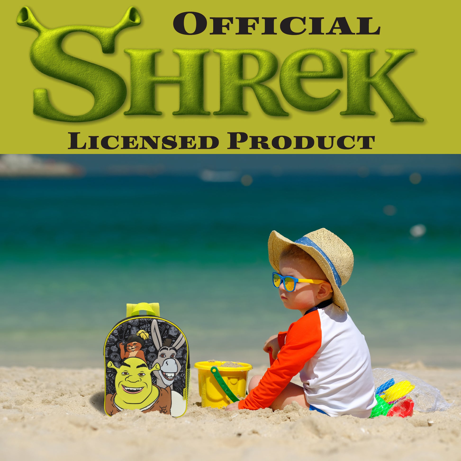 Shrek Kids Backpack 3D Childrens School Bag Boys & Girls Rucksack Donkey & Puss In Boots - My Little Legends