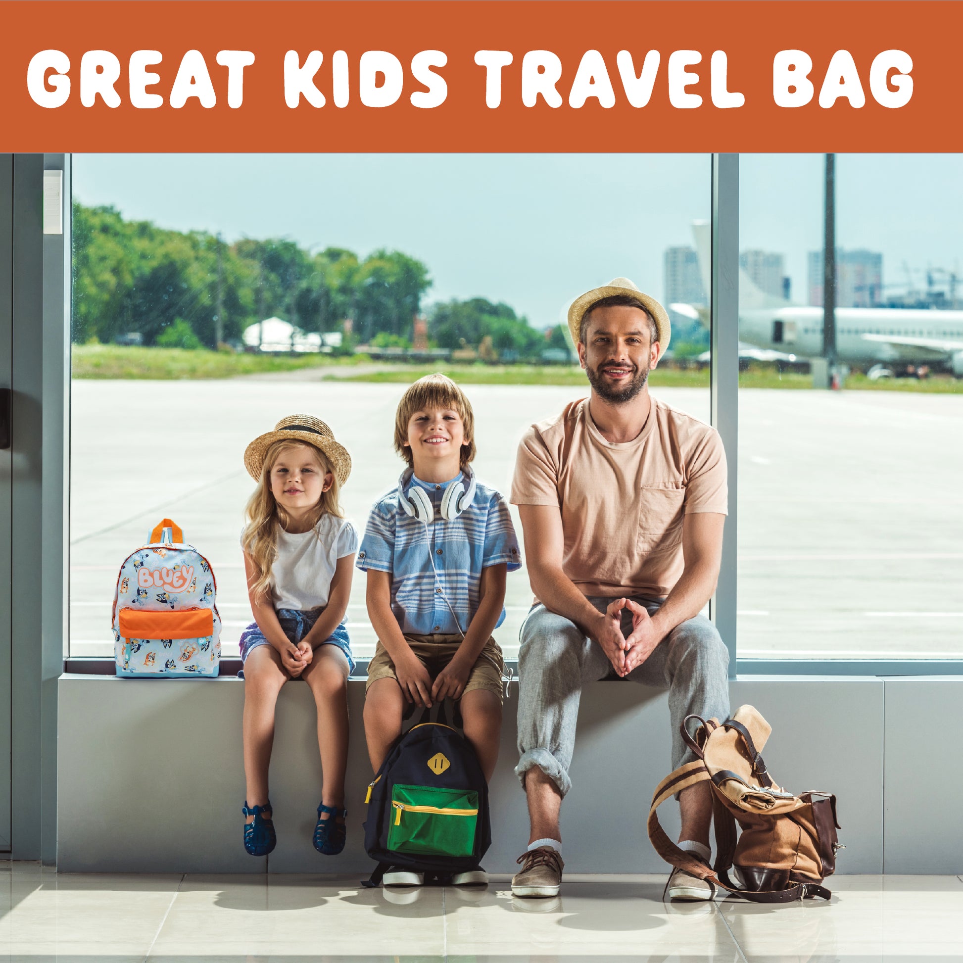 Bluey & Bingo Kids Backpack Preschool Childrens Bag Boys & Girls Nursery Rucksack With Front Pocket - My Little Legends