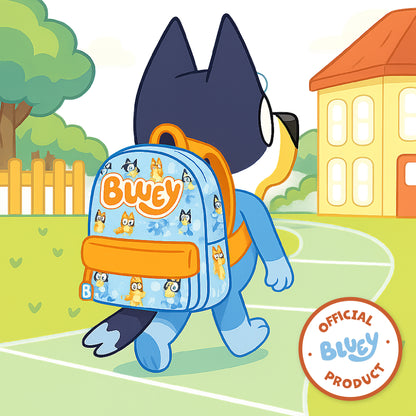 Bluey & Bingo Kids Backpack Preschool Childrens Bag Boys & Girls Nursery Rucksack With Front Pocket - My Little Legends