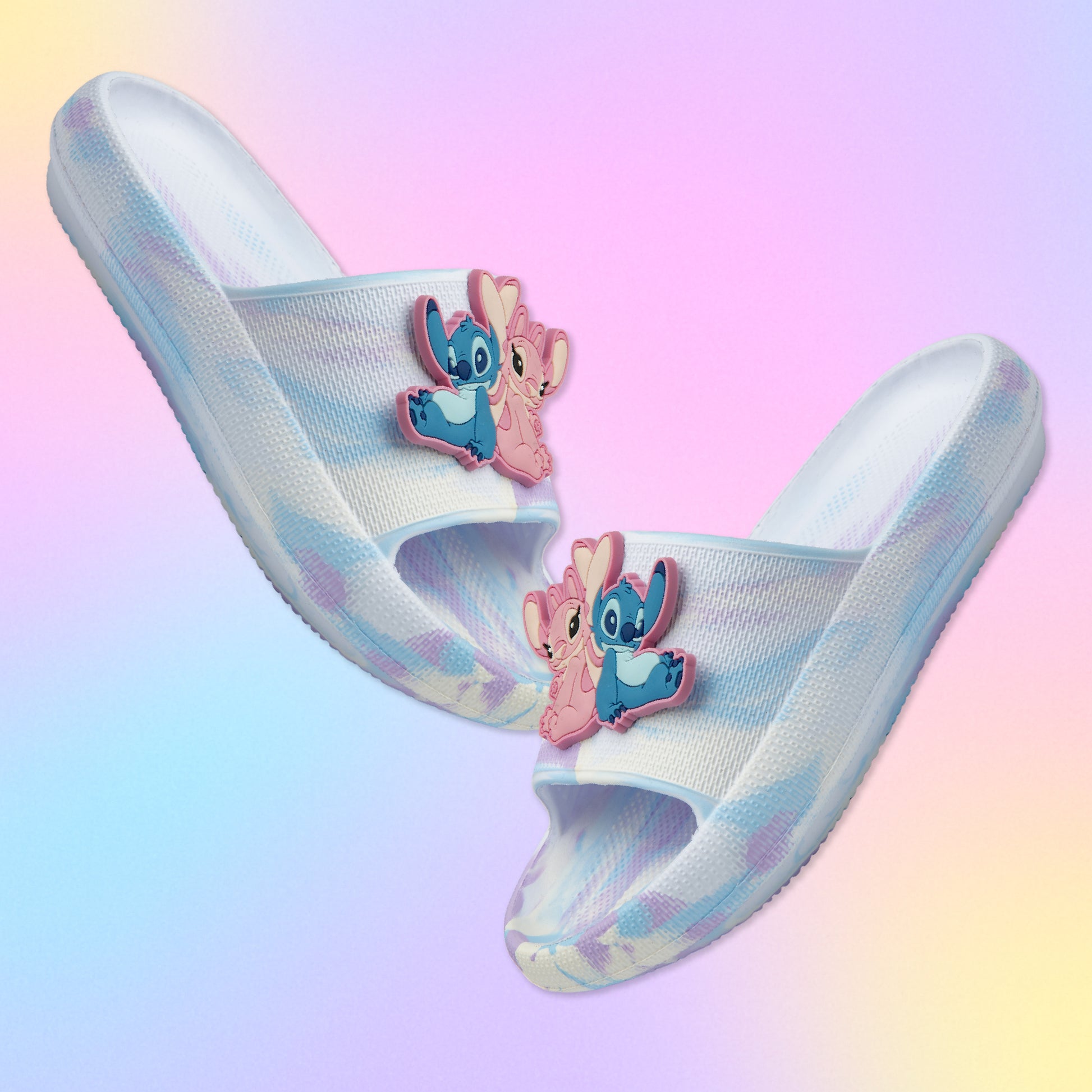 Disney Stitch Girls Sliders Kids Sandals Beach Or Pool Shoes For Children - My Little Legends