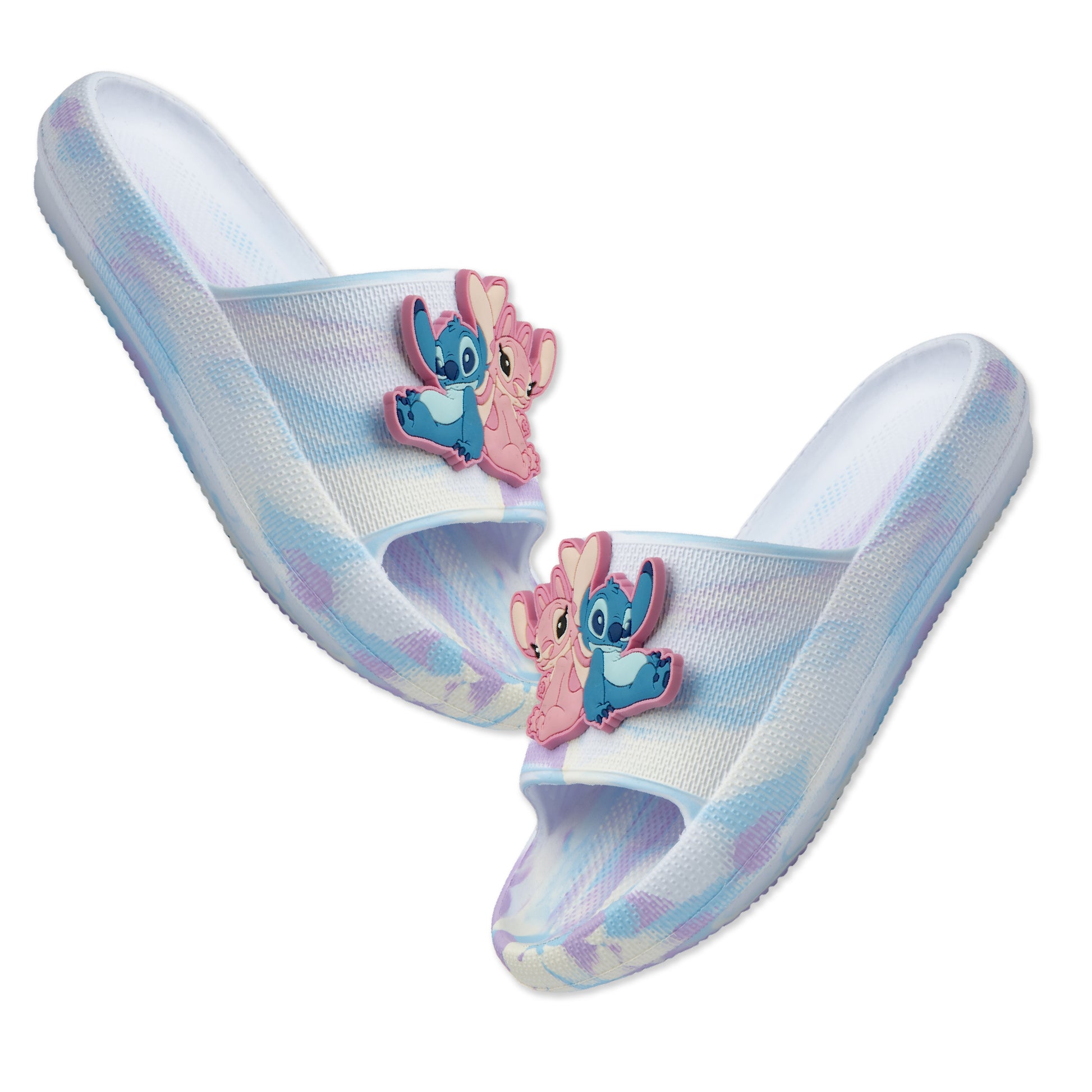 Disney Stitch Girls Sliders Kids Sandals Beach Or Pool Shoes For Children - My Little Legends