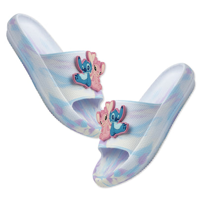 Disney Stitch Girls Sliders Kids Sandals Beach Or Pool Shoes For Children - My Little Legends