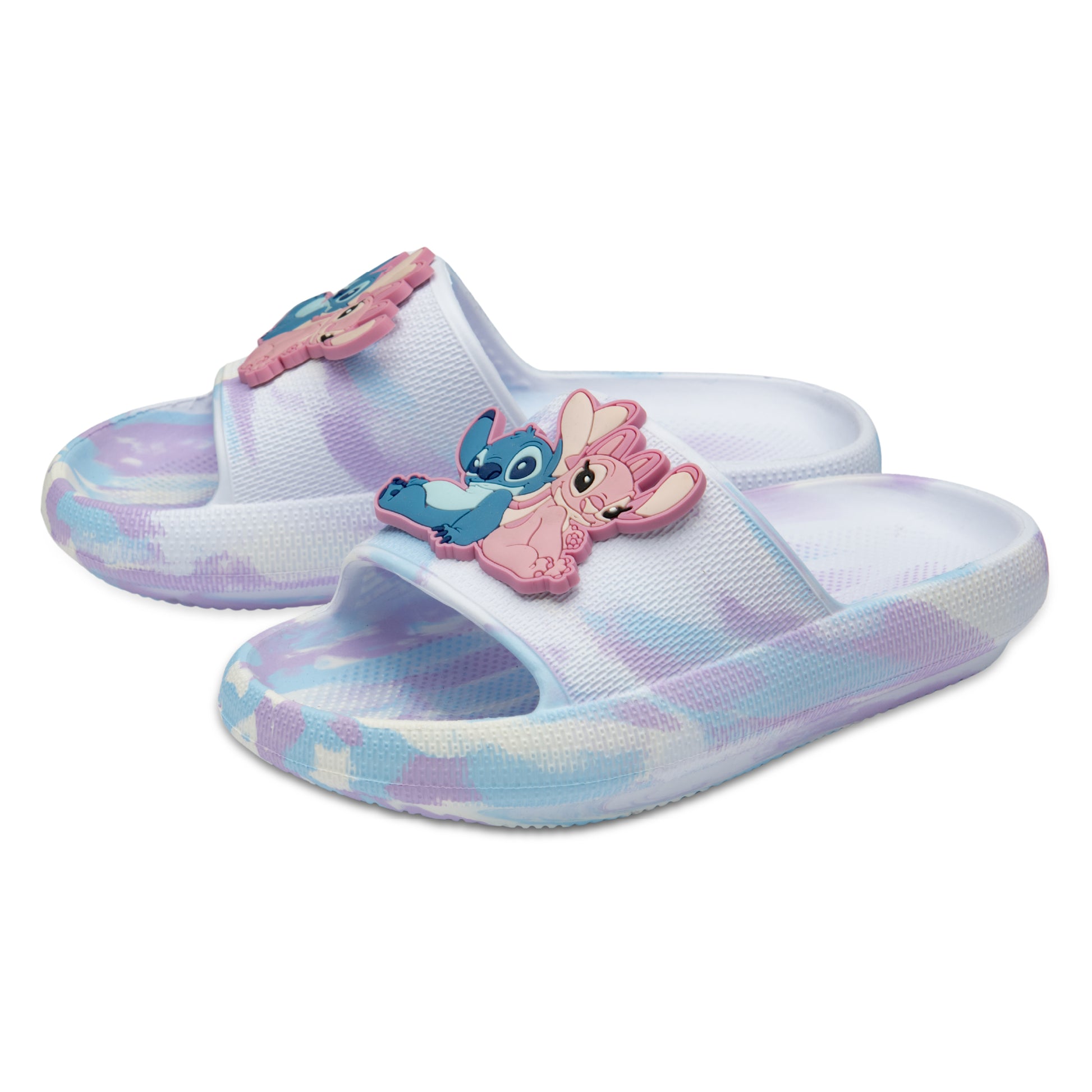 Disney Stitch Girls Sliders Kids Sandals Beach Or Pool Shoes For Children - My Little Legends