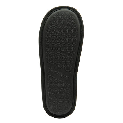 Dunlop Mens Slippers Slip On Felt Mule Comfy House Shoes Faux Fur Lined Memory Foam Sizes 7-12 - My Little Legends