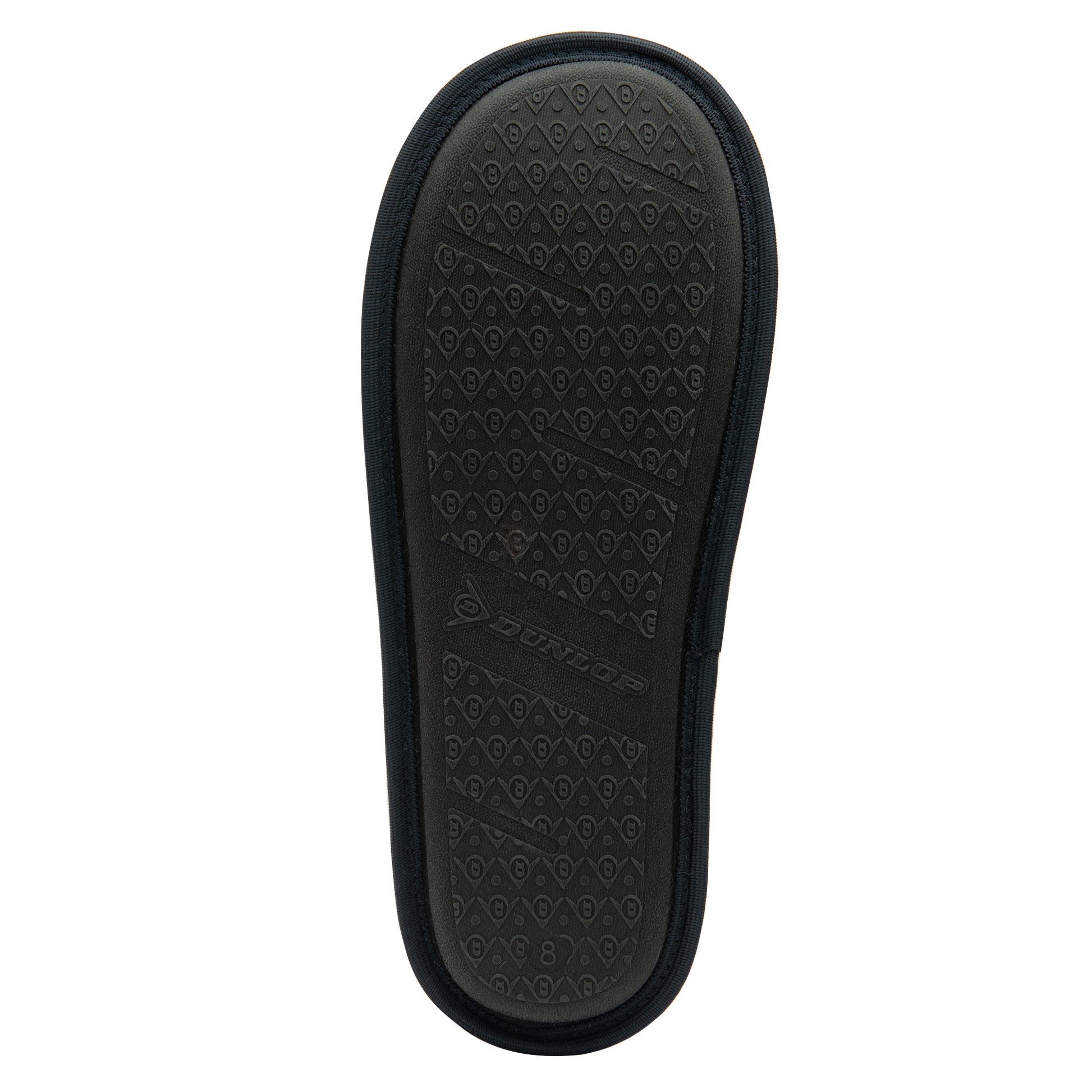 Dunlop Mens Slippers Slip On Felt Mule Comfy House Shoes Faux Fur Lined Memory Foam Sizes 7-12 - My Little Legends