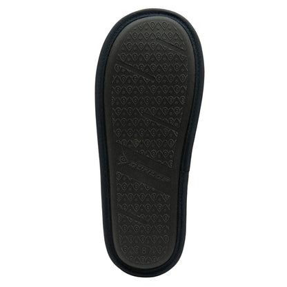 Dunlop Mens Slippers Slip On Felt Mule Comfy House Shoes Faux Fur Lined Memory Foam Sizes 7-12 - My Little Legends