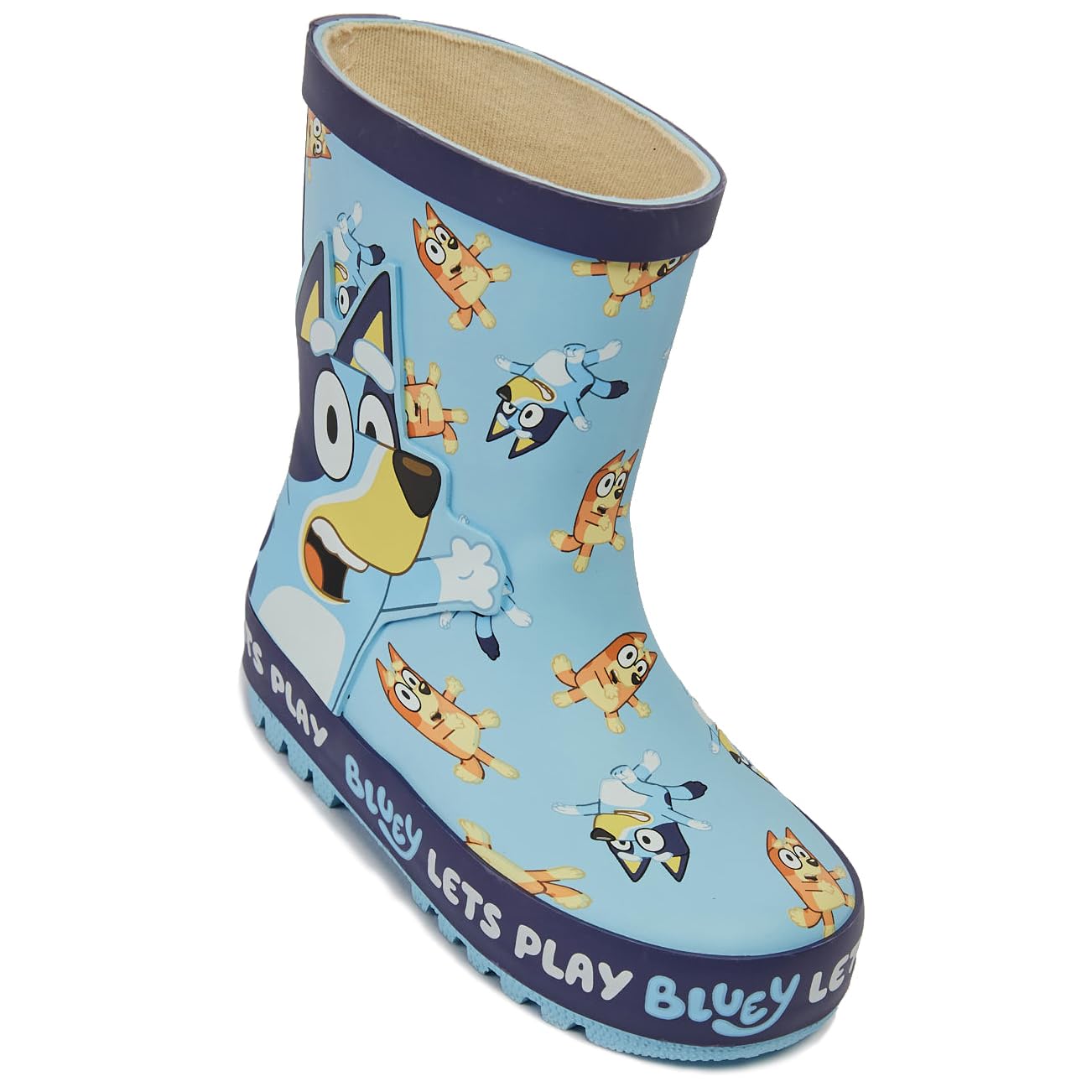 Bluey Kids Wellies Childrens Rubber Wellington Rain Boots Girls Boys Snow Welly - My Little Legends