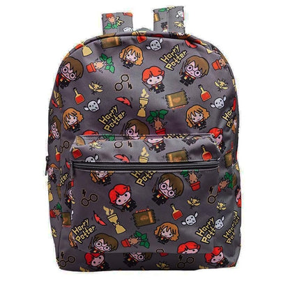 Harry Potter School Bag Backpack Girls Boys School Rucksack Chibi Character Print - My Little Legends