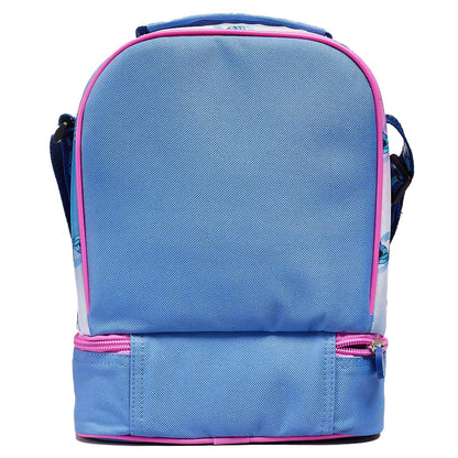 Disney Stitch Kids Lunch Bag with Insulated Lining Multi Compartment Portable Lunch Cooler Over Shoulder Bag - My Little Legends