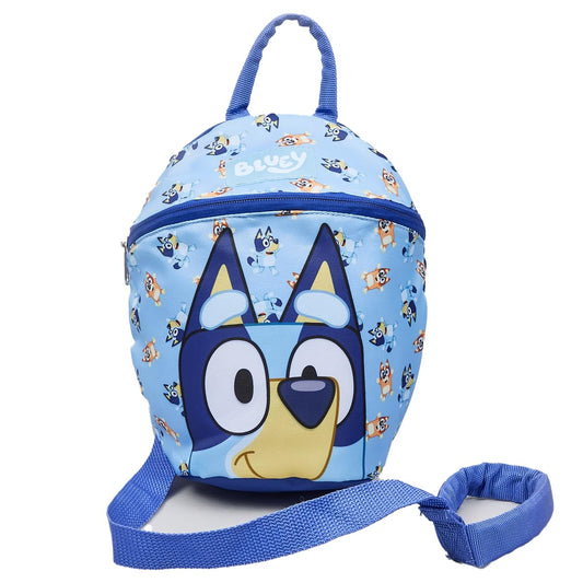 Bluey Backpack with Reins Toddler Backpack with Reins and Harness 1-4 Years (Blue) - My Little Legends