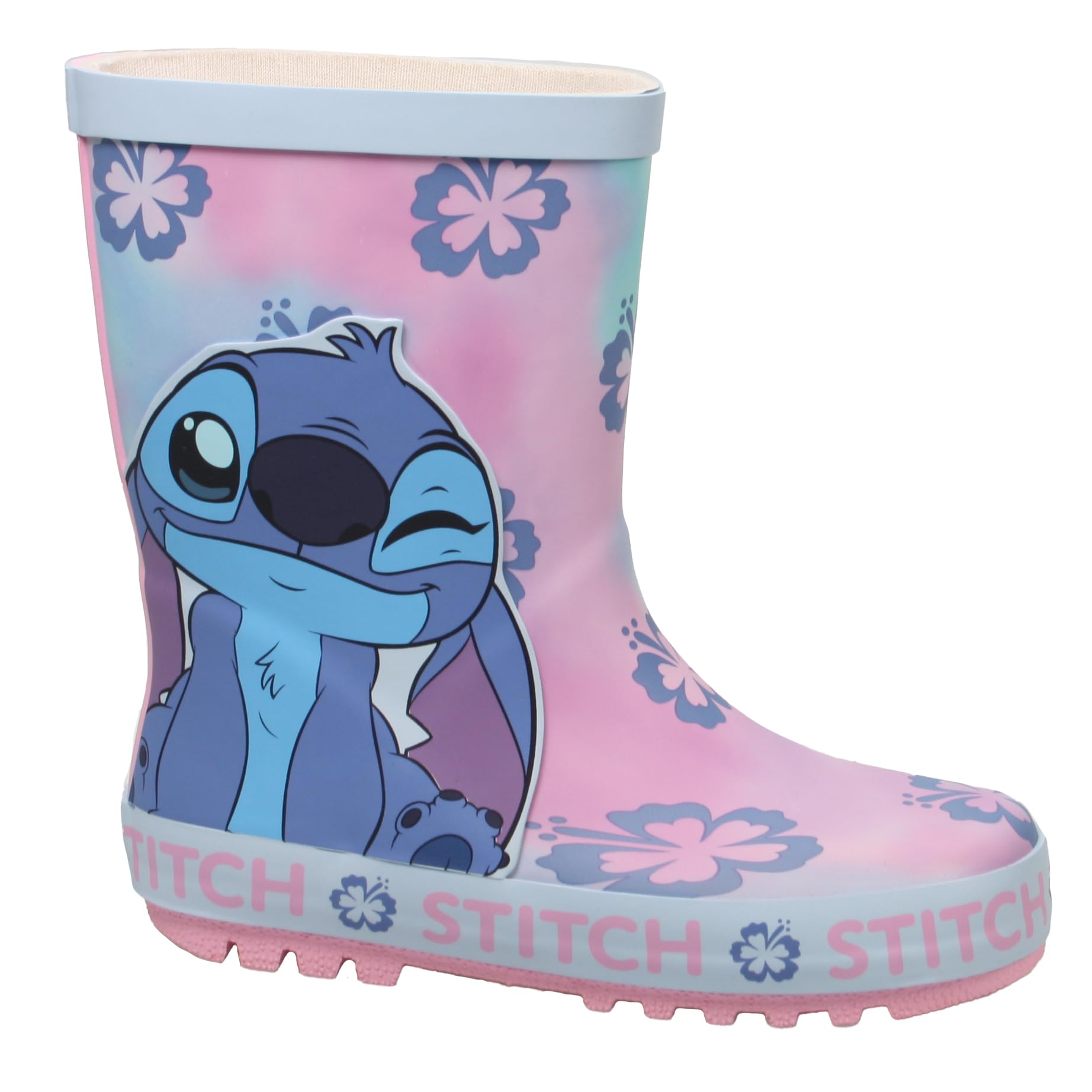 Disney Stitch Kids Wellies Childrens Rubber Wellington Rain Boots Girls Snow Welly - My Little Legends