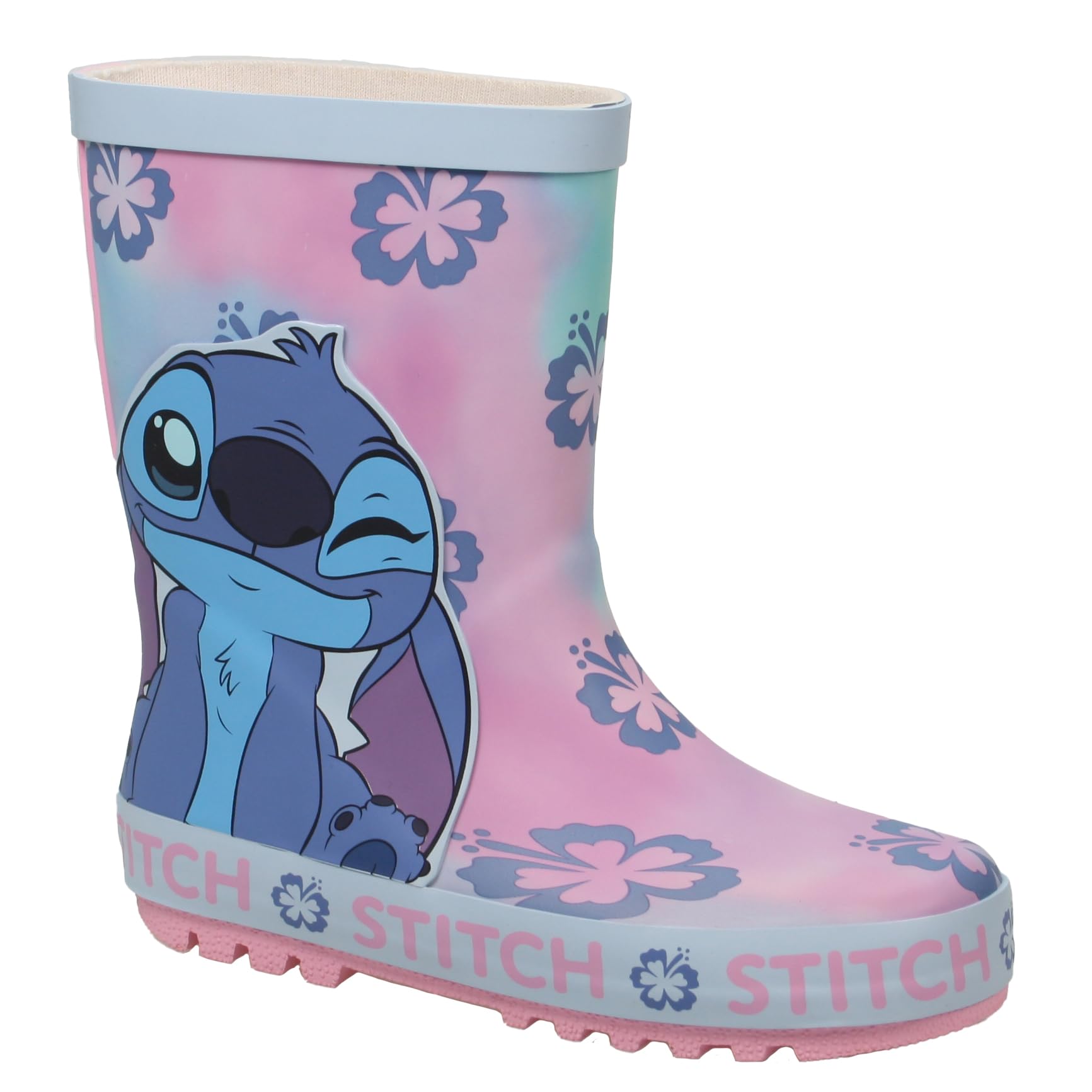 Disney Stitch Kids Wellies Childrens Rubber Wellington Rain Boots Girls Snow Welly - My Little Legends