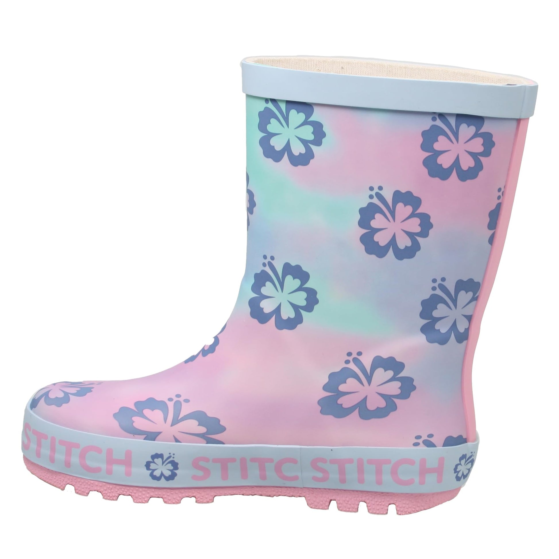 Disney Stitch Kids Wellies Childrens Rubber Wellington Rain Boots Girls Snow Welly - My Little Legends