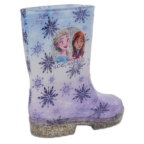 Disney Frozen Girls Wellies Elsa & Anna Kids Welly Childrens Wellington Boots - My Little Legends