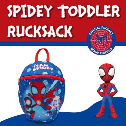 Marvel Spidey And His Amazing Friends Kids Backpack with Reins and Harness Toddler Bag Spiderman Ages 1-3 Years - My Little Legends
