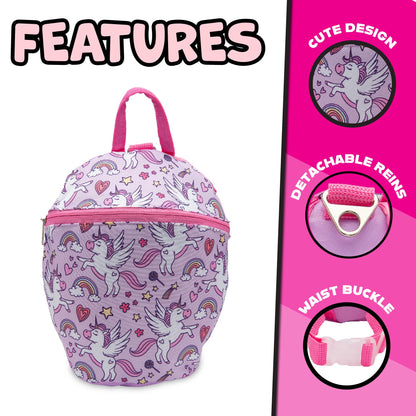 NorthSole Toddler Backpack with Safety Reins Nursery Bag Infants Mini Rucksack for Kids Child Harness 1-3 Years - My Little Legends