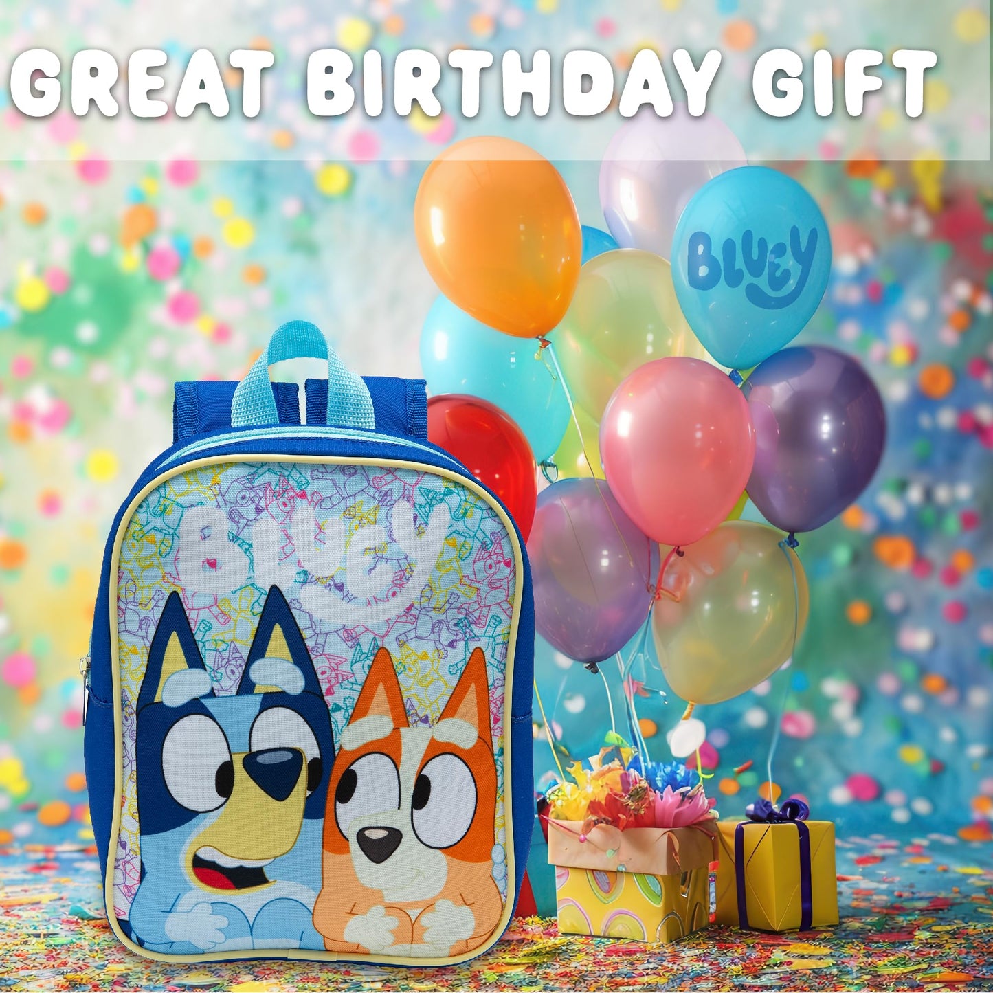 Bluey Kids Backpack Preschool Bag Toddlers Girls Boys Mini Nursery Rucksack - Ages 1-3 years - My Little Legends