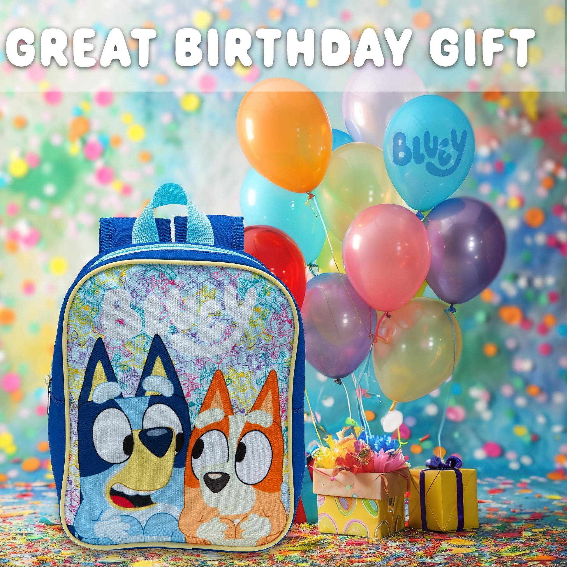 Bluey Kids Backpack Preschool Bag Toddlers Girls Boys Mini Nursery Rucksack - Ages 1-3 years - My Little Legends