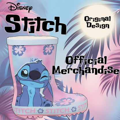 Disney Stitch Kids Wellies Childrens Rubber Wellington Rain Boots Girls Snow Welly - My Little Legends